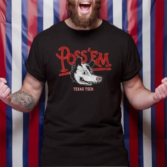 Tops - Texas Tech Football Rally Possum Tshirt 1